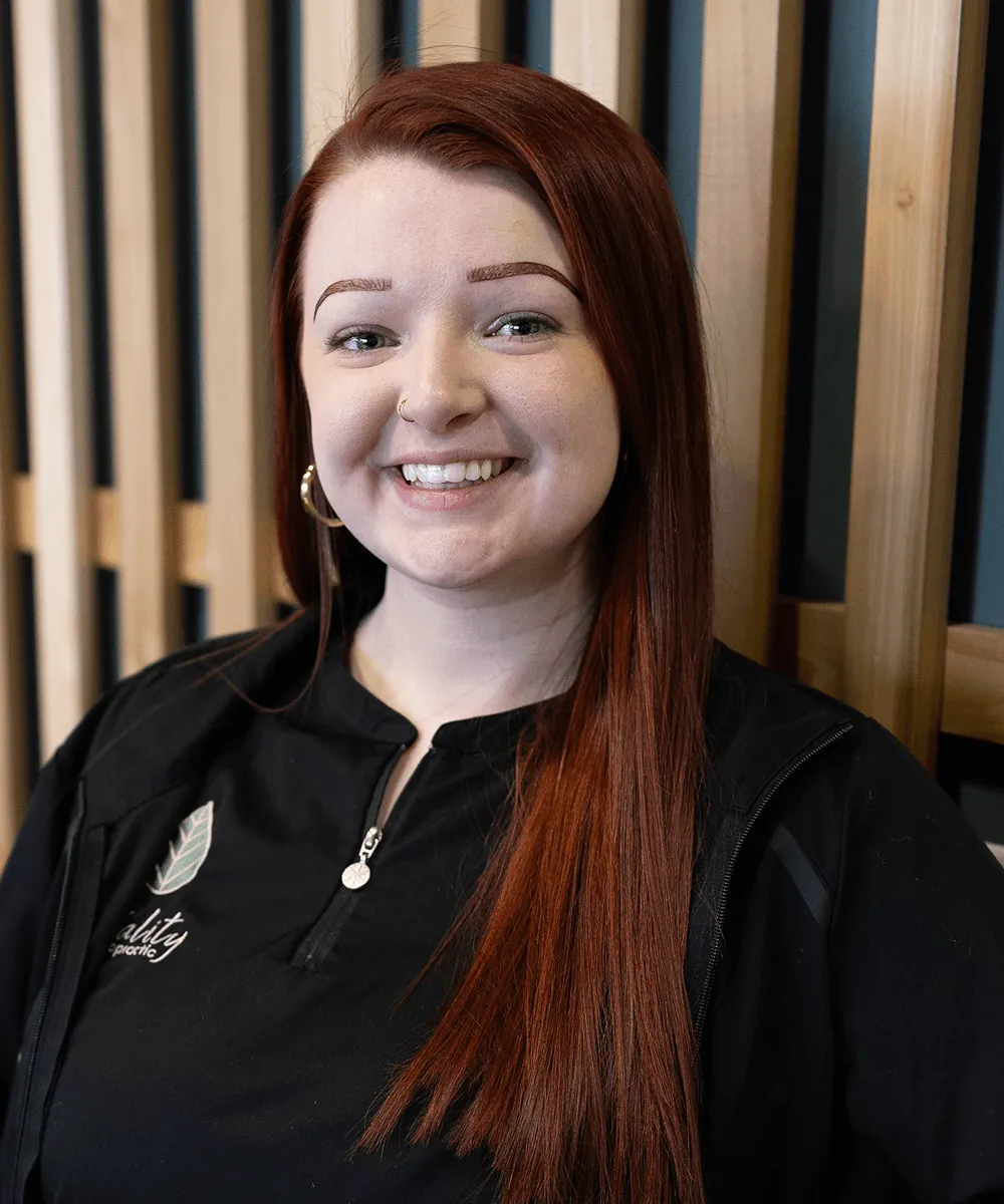 Hope Howard, office manager at Vitality Chiropractic
